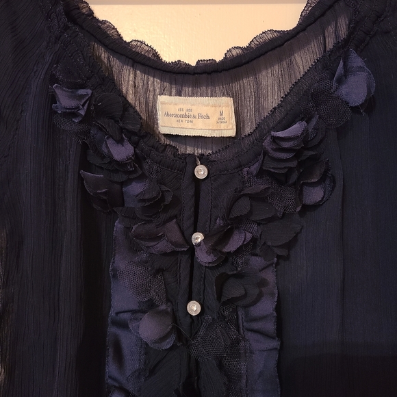 A&F Sheer Blouse - Picture 2 of 2